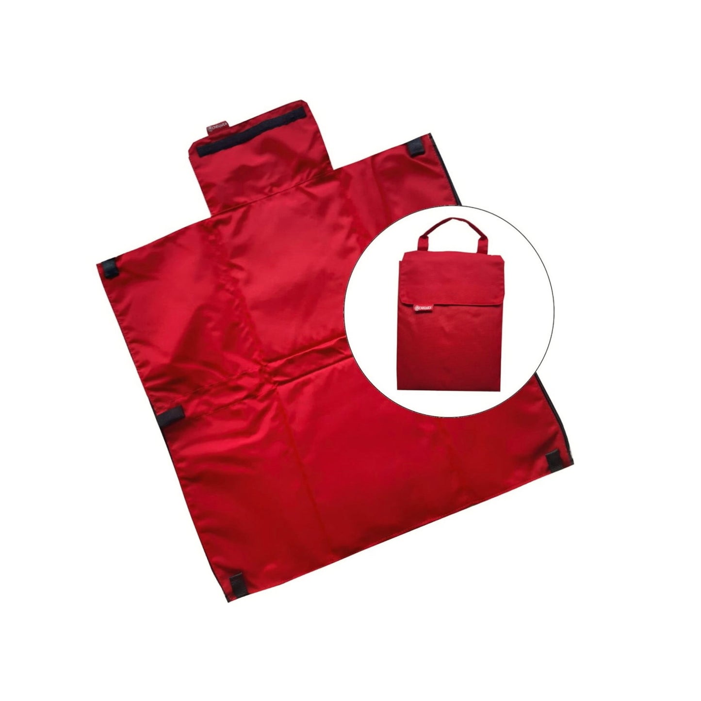 Wickelquick Tragbare Wickelunterlage – Wickeltasche mit Abrollschutz & 4 Seitentaschen