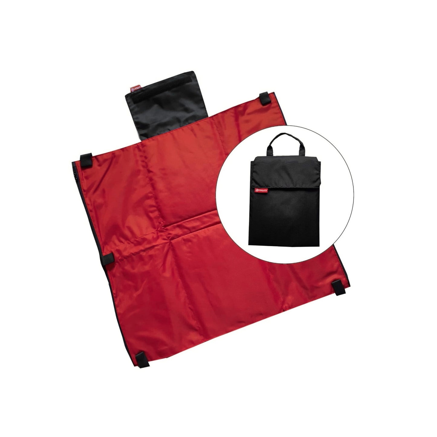 Wickelquick Tragbare Wickelunterlage – Wickeltasche mit Abrollschutz & 4 Seitentaschen