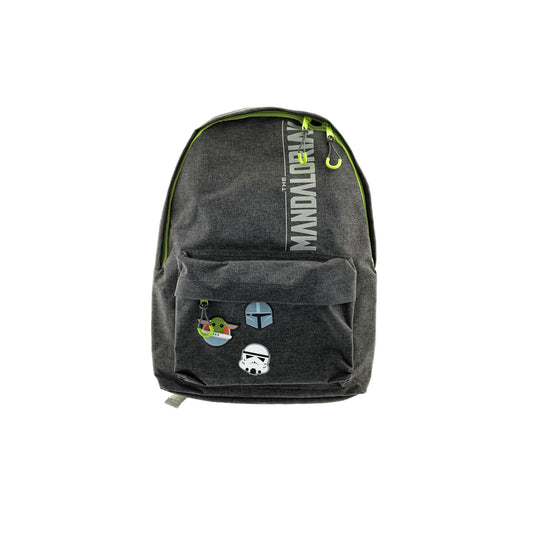 Star Wars Kinder Rucksack mit Fronttasche und Reißverschluss 45 x 33 x 12 cm