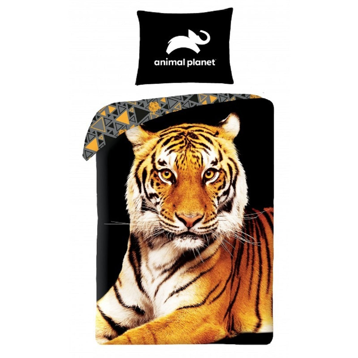 Animal Planet Bettwäsche Set aus Baumwolle Bettdeckenbezug 140 × 200 cm mit 70 × 90 cm Kissenbezug