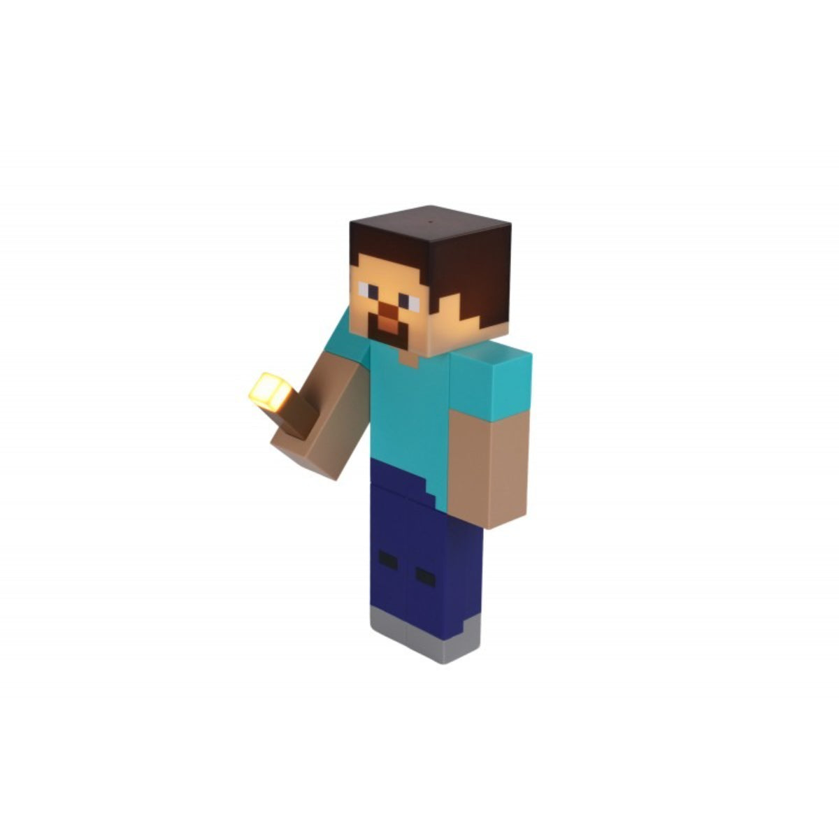 Minecraft 2 in 1 Lampe 40 cm Nachtlicht Taschenlampe mit USB-C Anschluss und Akku
