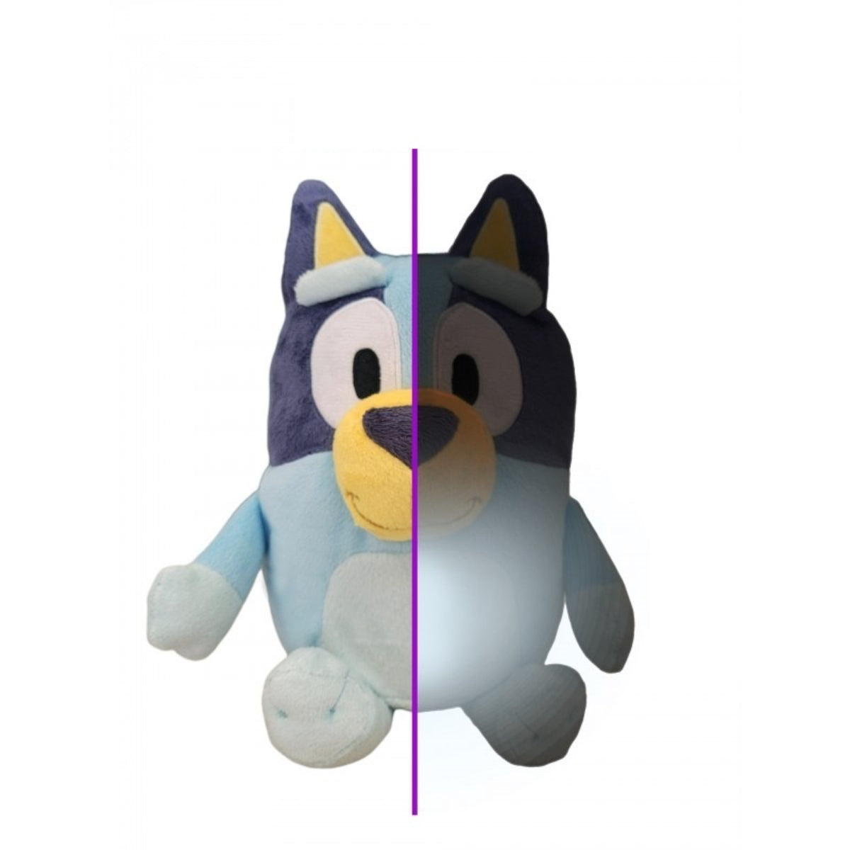 Bluey Plüschlampe 2 in 1 Nachtlicht Kuscheltier 20 cm für Kinderzimmer
