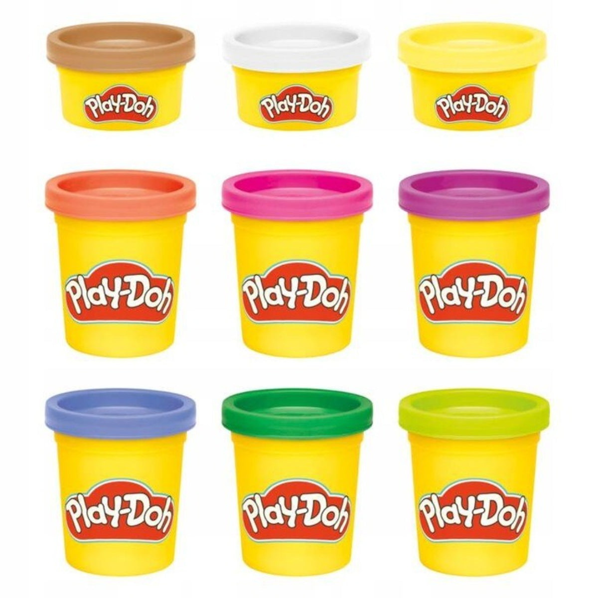 Hasbro Play-Doh Knete Modelliermasse 6×57 g + 3×28 g Pack