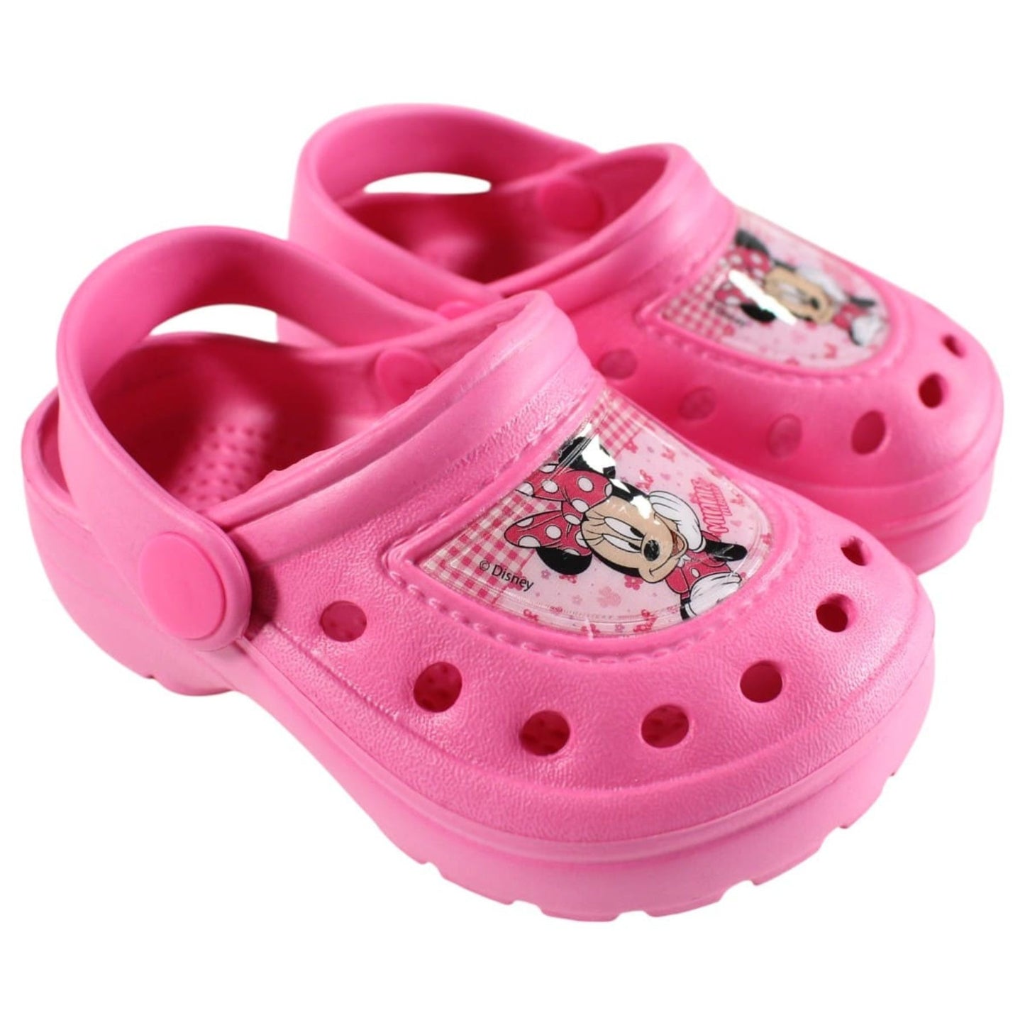 Disney Minnie Mouse Kinder Clogs Sandale mit Fersenriemen und rutschfester Sohle für Alltag und Freizeit