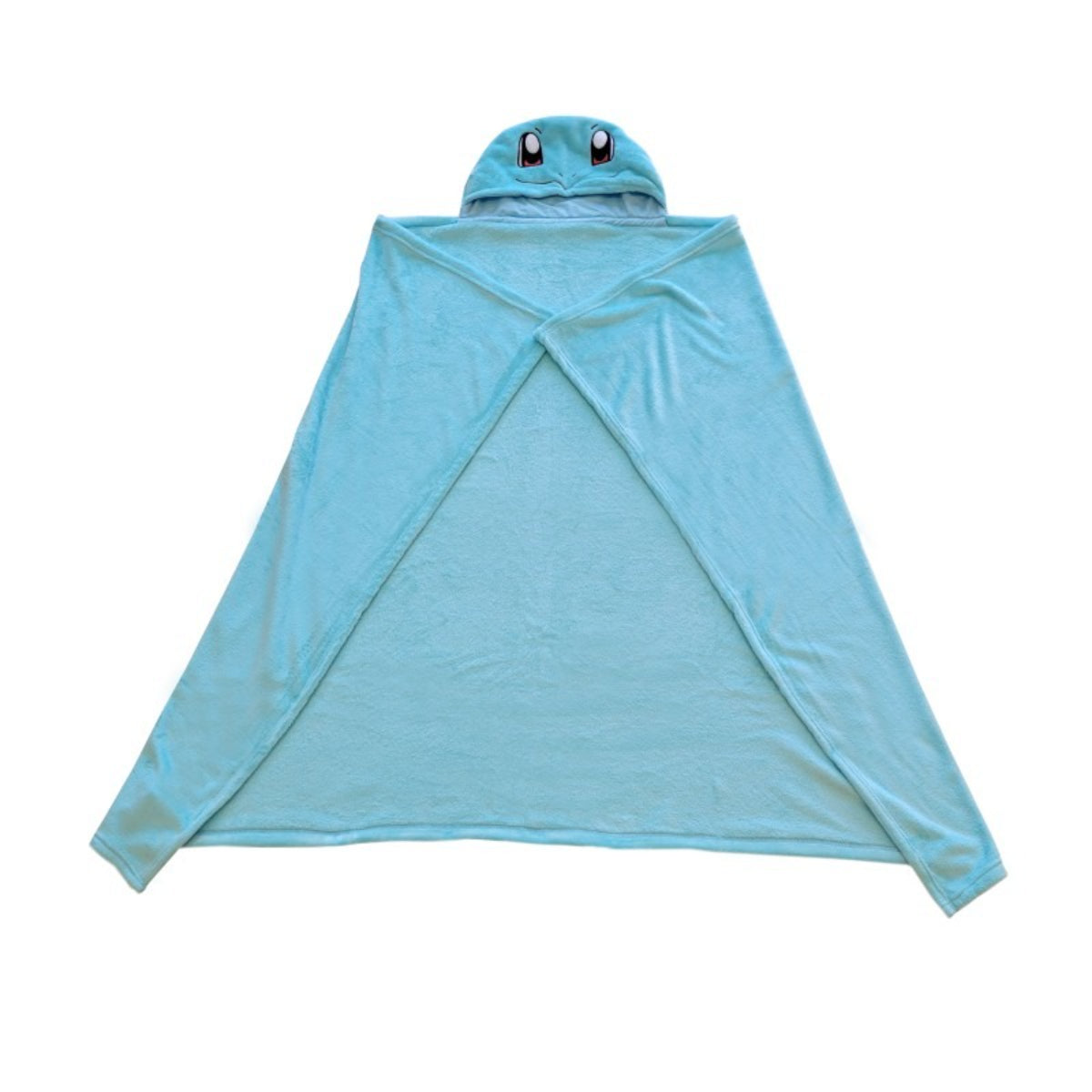Pokémon Kapuzendecke Kinder 120x150 cm Coral Kuscheldecke weich mit Kapuze