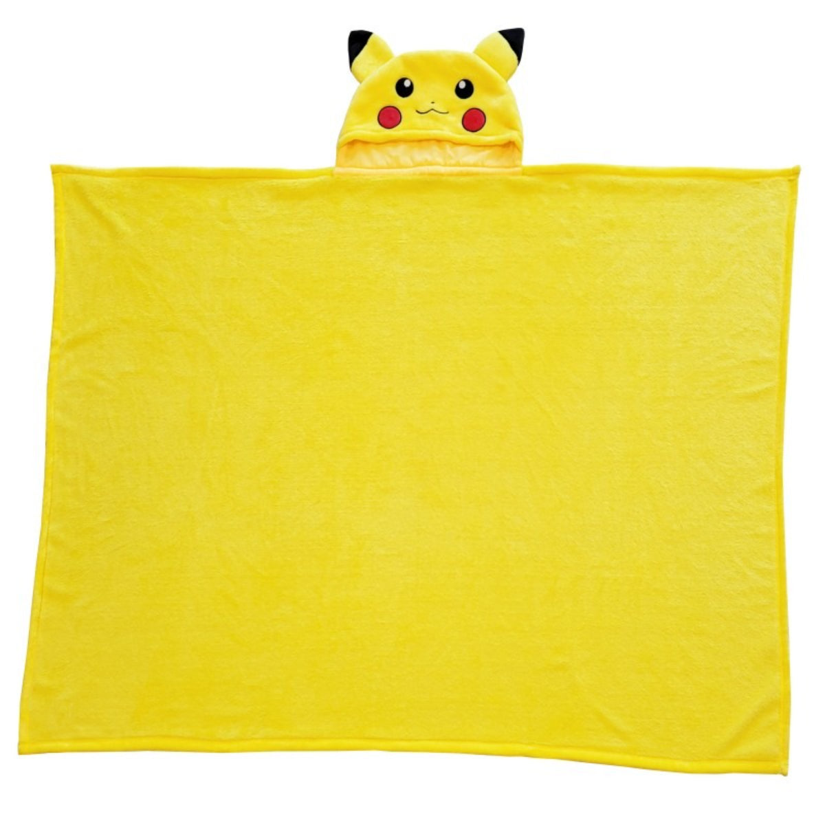 Pokémon Kapuzendecke Kinder 120x150 cm Coral Kuscheldecke weich mit Kapuze