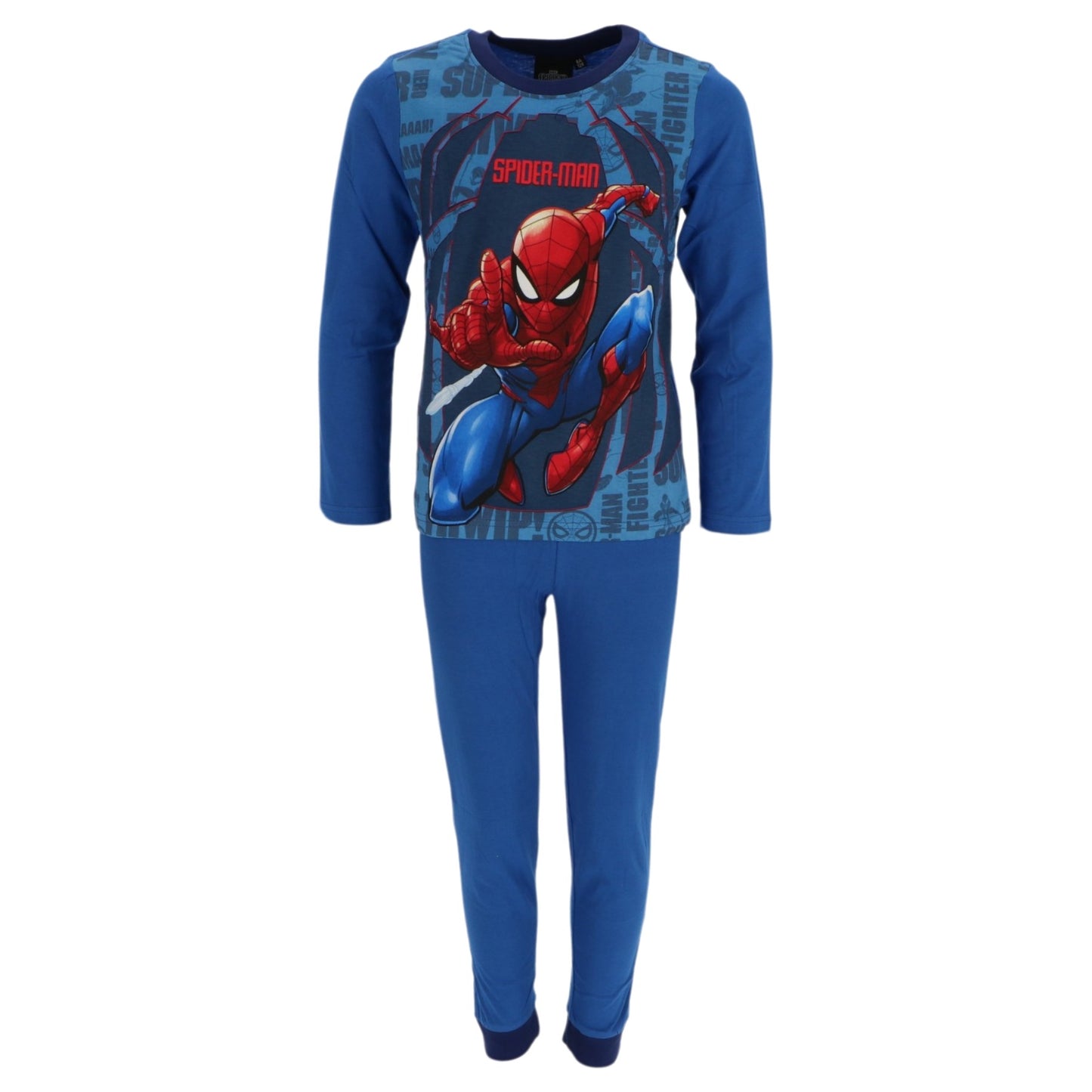 Spiderman Kinder Pyjama Schlafanzug Langarm Zweiteiler aus Baumwolle