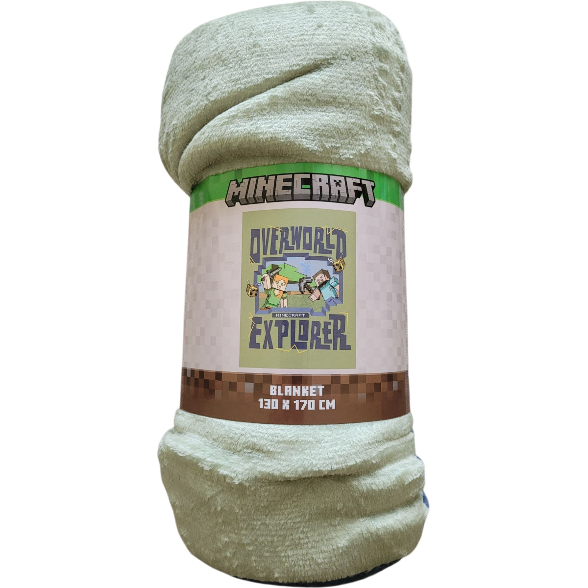 Minecraft Korallenfleece Decke 130x170 cm Kuscheldecke weich Wohndecke