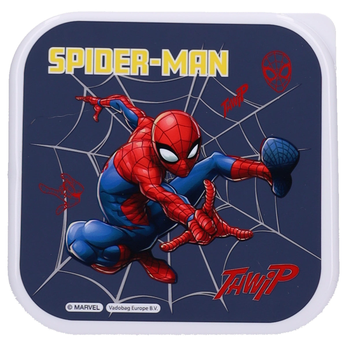 Spider-Man Snackbox Set 3-teilig Brotdosen für Schule Freizeit und unterwegs