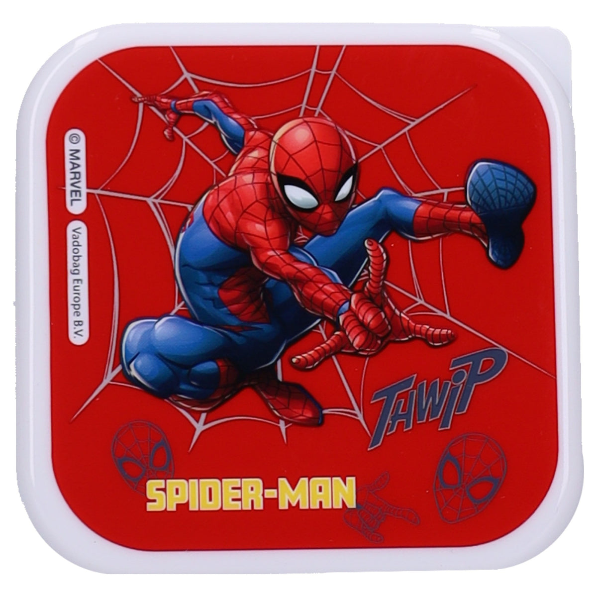 Spider-Man Snackbox Set 3-teilig Brotdosen für Schule Freizeit und unterwegs