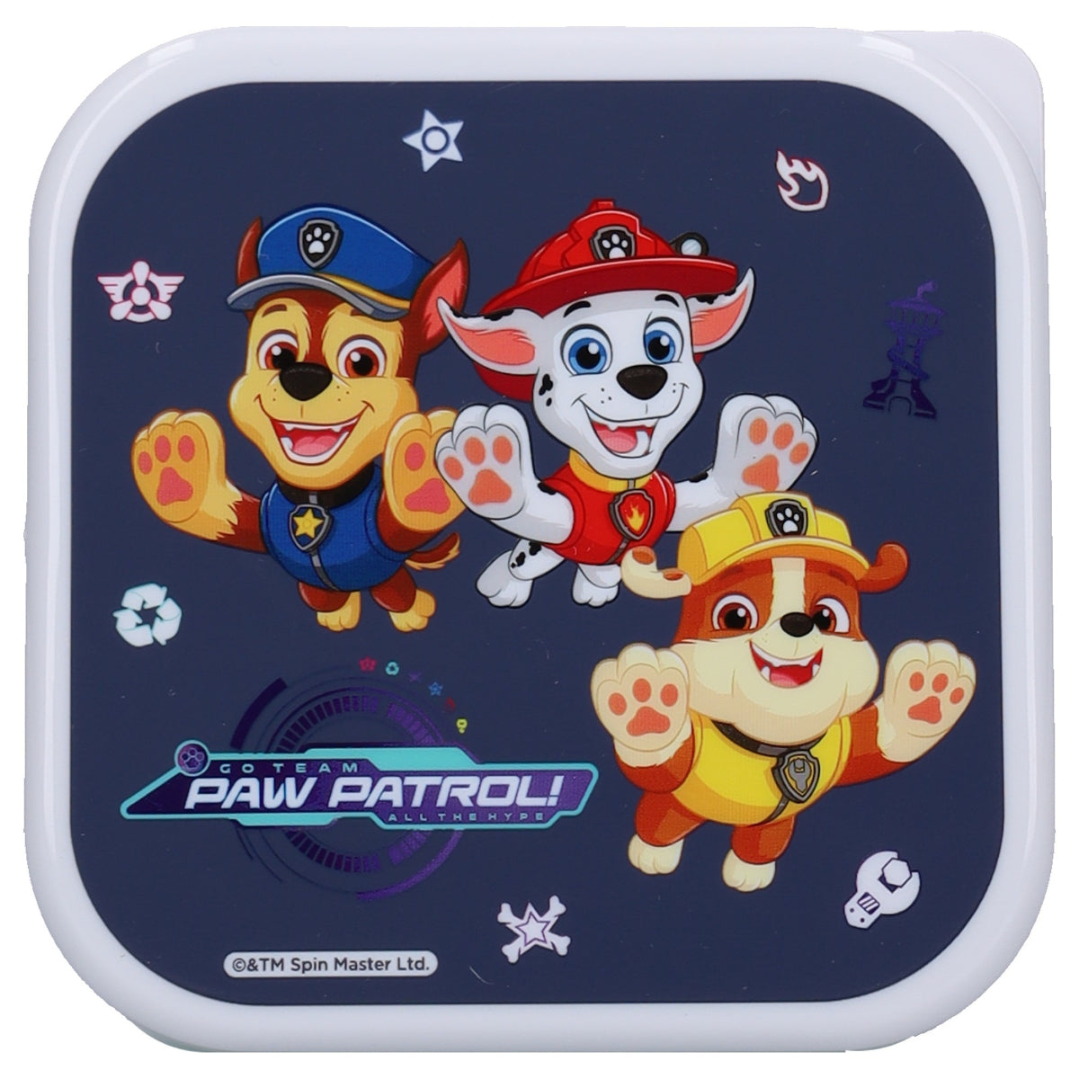 Paw Patrol Snackbox Set 3-teilig Brotdosen für Schule Freizeit und unterwegs