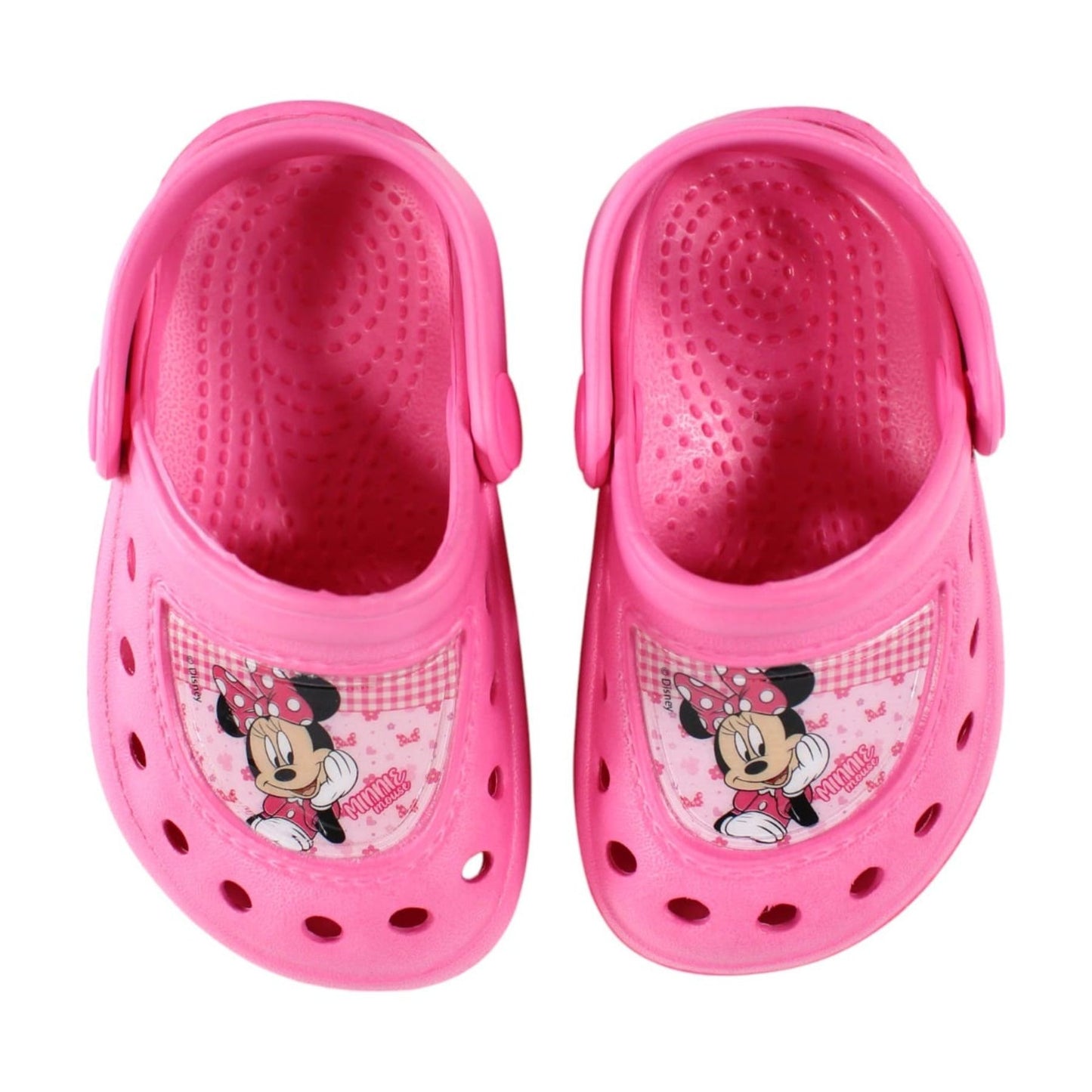 Disney Minnie Mouse Kinder Clogs Sandale mit Fersenriemen und rutschfester Sohle für Alltag und Freizeit
