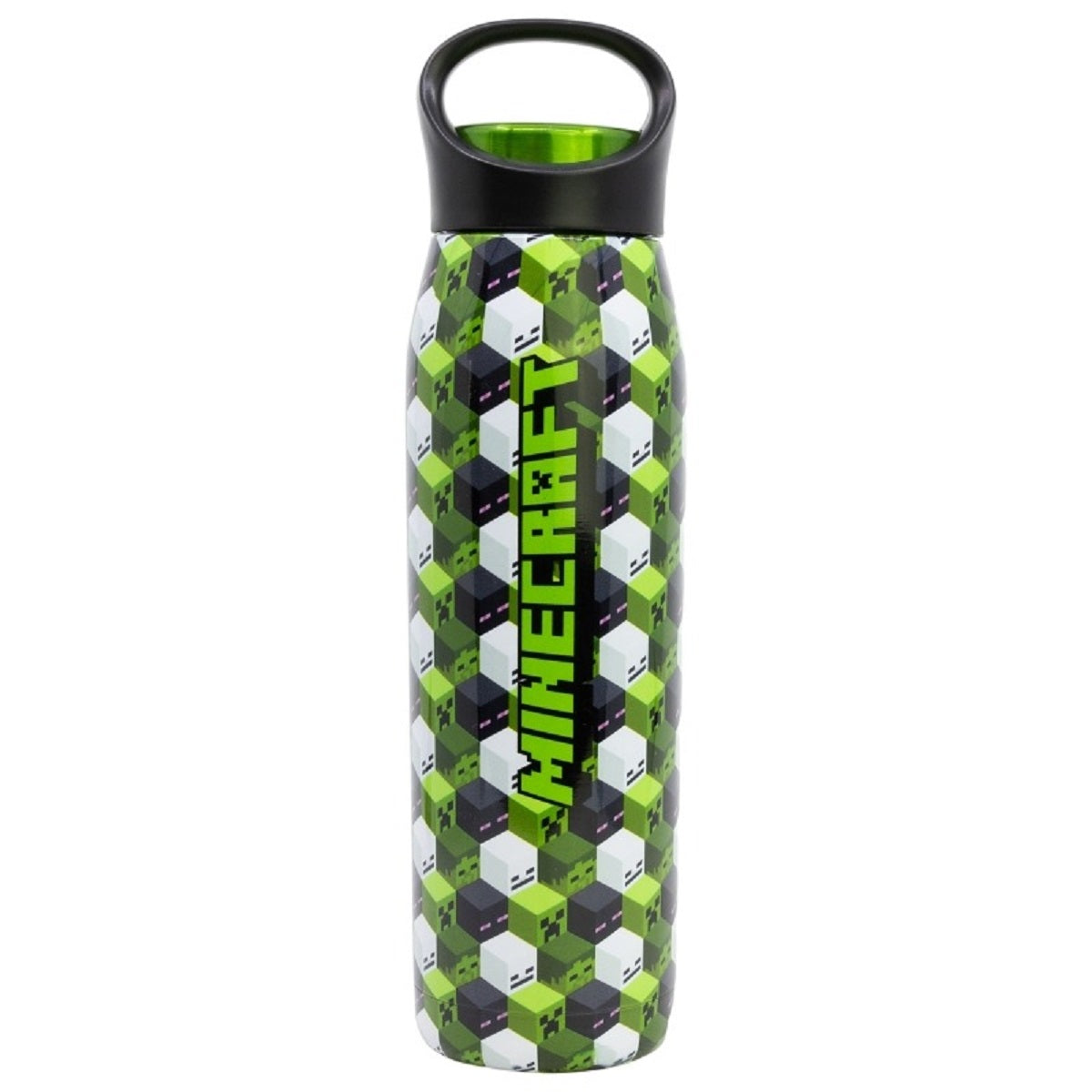 Minecraft Thermoflasche Isolierflasche 665 ml aus Edelstahl mit Schraubdeckel