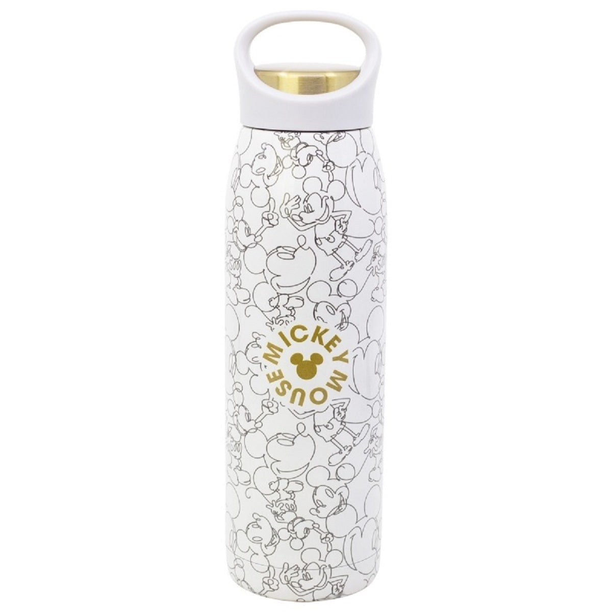 Disney Mickey Mouse Thermoflasche Isolierflasche 665 ml aus Edelstahl mit Schraubdeckel
