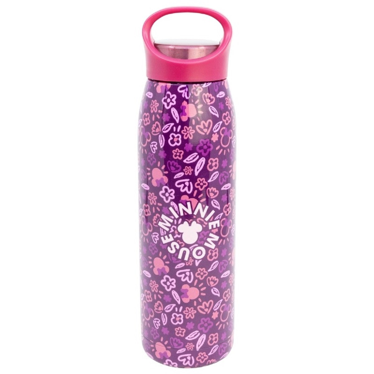 Disney Minnie Mouse Thermoflasche Isolierflasche 665 ml aus Edelstahl mit Schraubdeckel