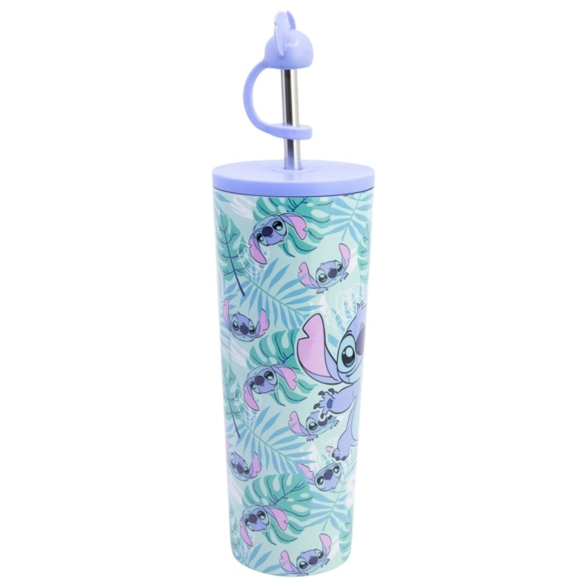 Lilo & Stitch Edelstahl Thermobecher 770 ml mit Trinkhalm und Deckel