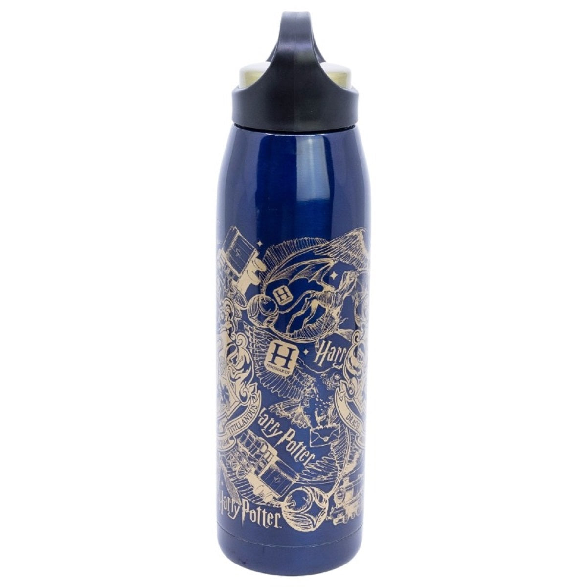 Harry Potter Thermoflasche Isolierflasche 665 ml aus Edelstahl mit Schraubdeckel