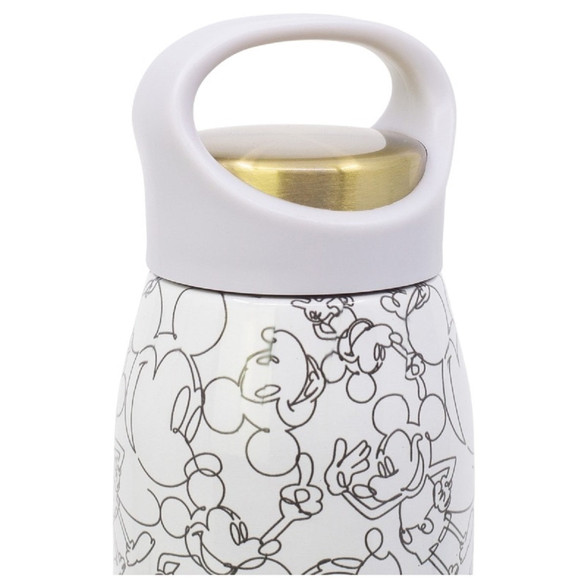 Disney Mickey Mouse Thermoflasche Isolierflasche 665 ml aus Edelstahl mit Schraubdeckel