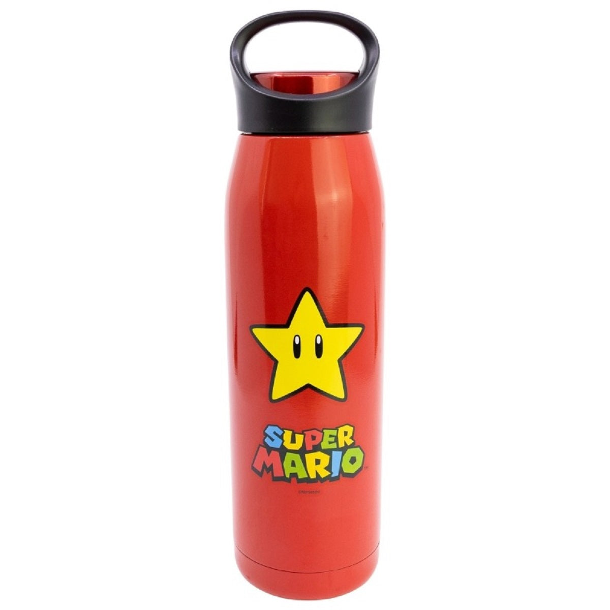 Super Mario Thermoflasche Isolierflasche 665 ml aus Edelstahl mit Schraubdeckel