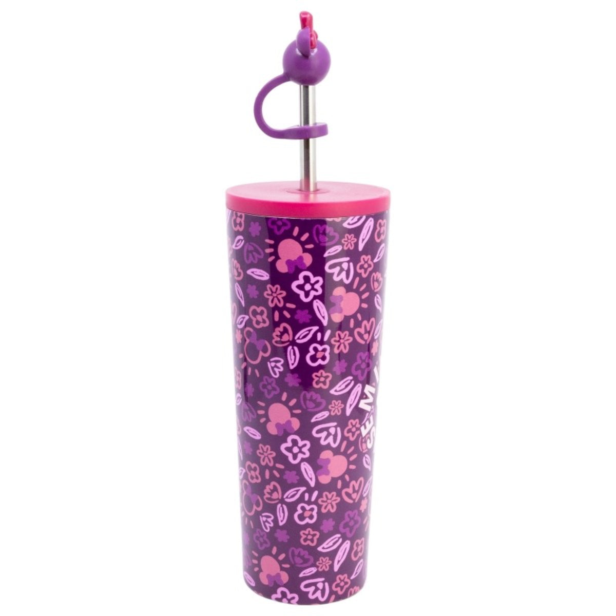 Disney Minnie Mouse Edelstahl Thermobecher 770 ml mit Trinkhalm und Deckel