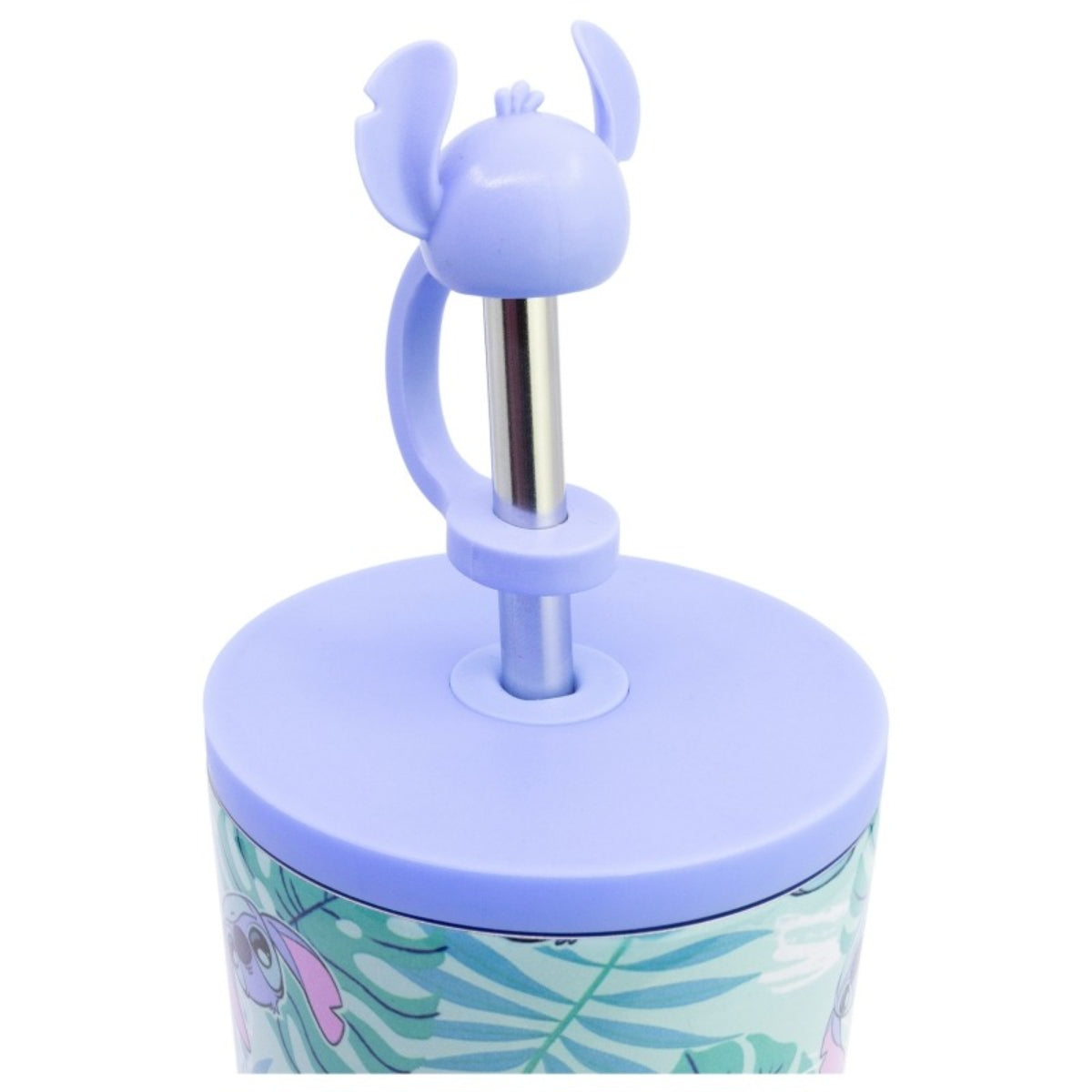 Lilo & Stitch Edelstahl Thermobecher 770 ml mit Trinkhalm und Deckel