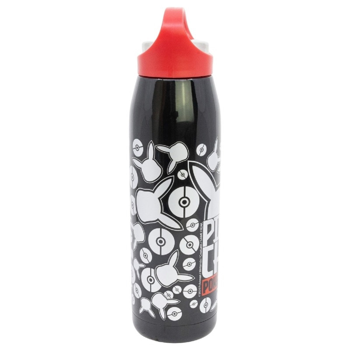 Pokemon Thermoflasche Isolierflasche 665 ml aus Edelstahl mit Schraubdeckel