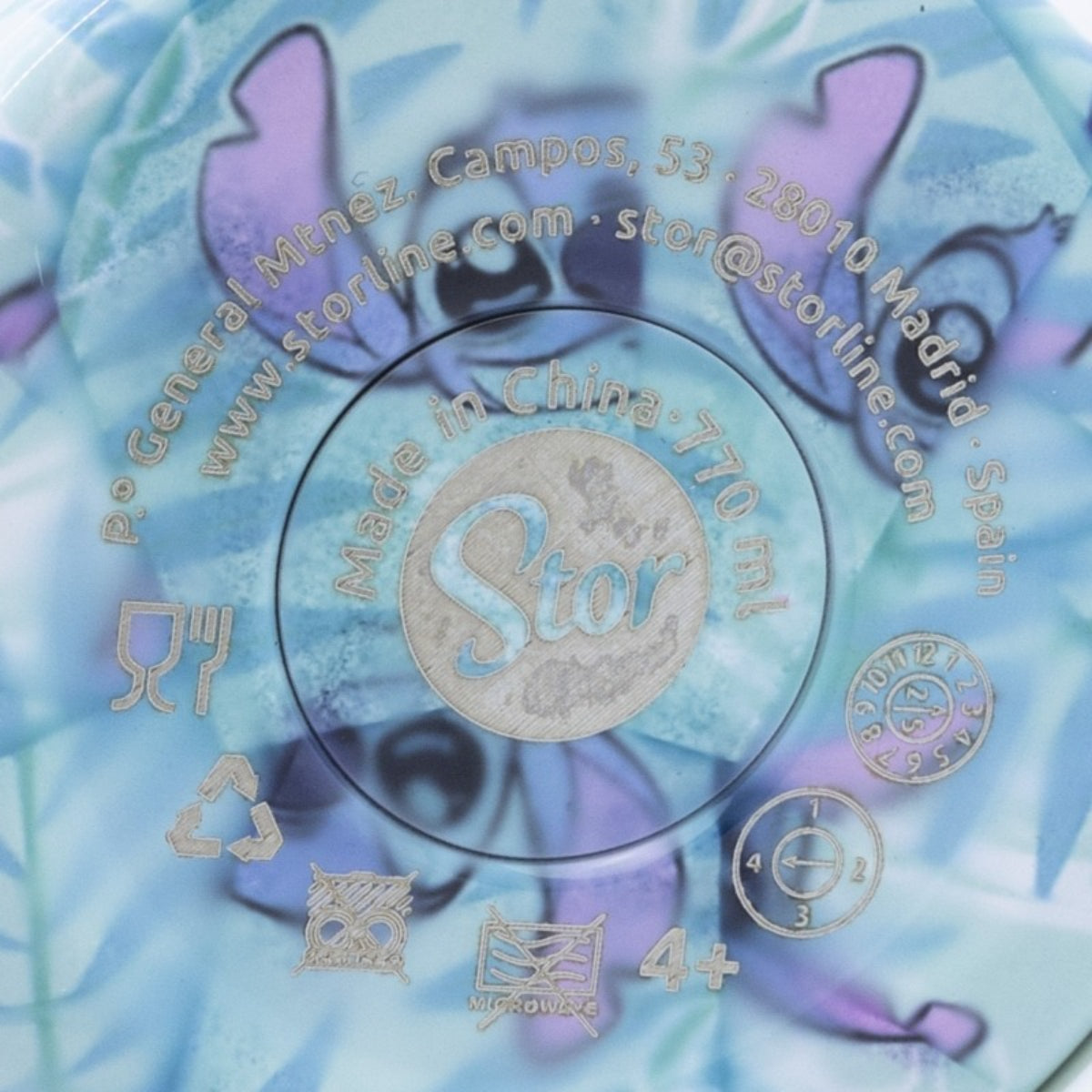 Lilo & Stitch Edelstahl Thermobecher 770 ml mit Trinkhalm und Deckel