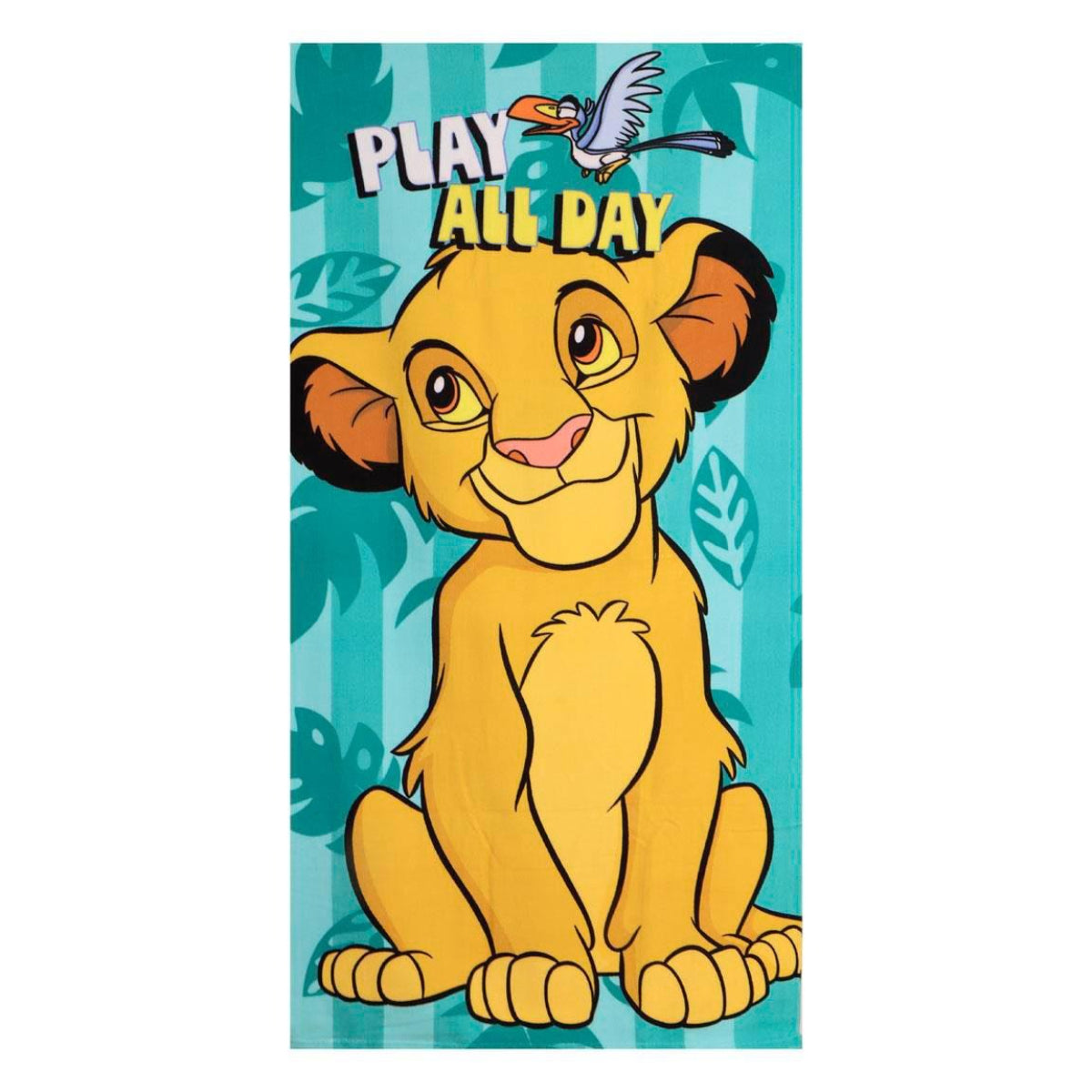 Der König der Löwen Polyester Strandtuch für Kinder 70 × 140 cm 250 gsm