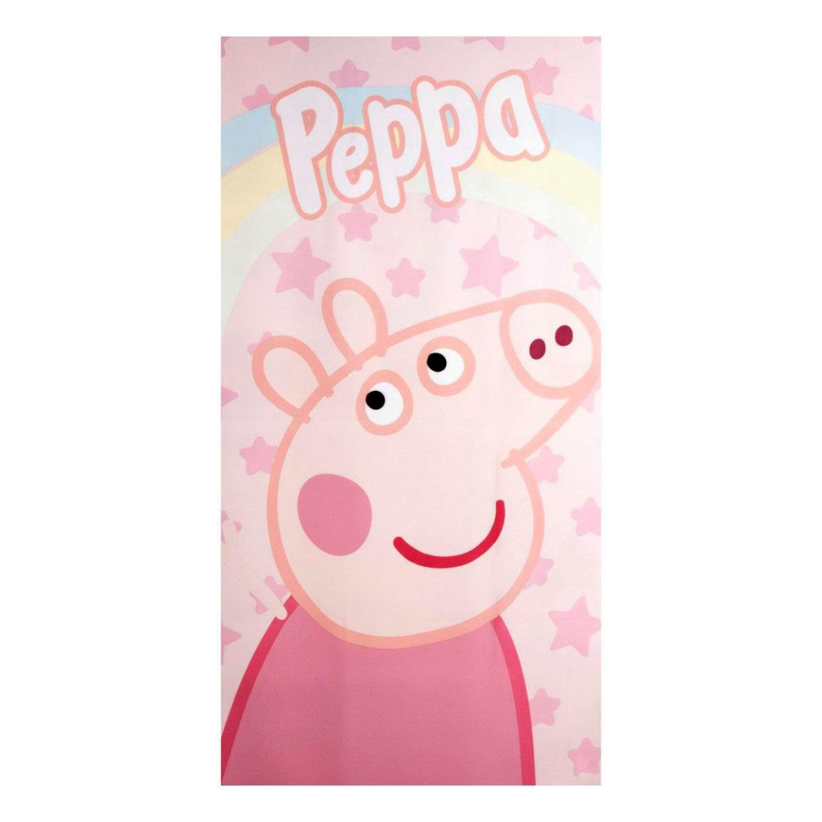Peppa Pig Polyester Strandtuch für Kinder 70 × 140 cm 250 gsm
