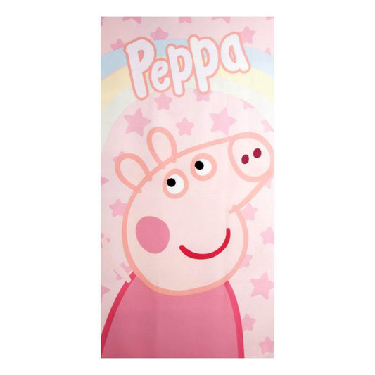 Peppa Pig Polyester Strandtuch für Kinder 70 × 140 cm 250 gsm