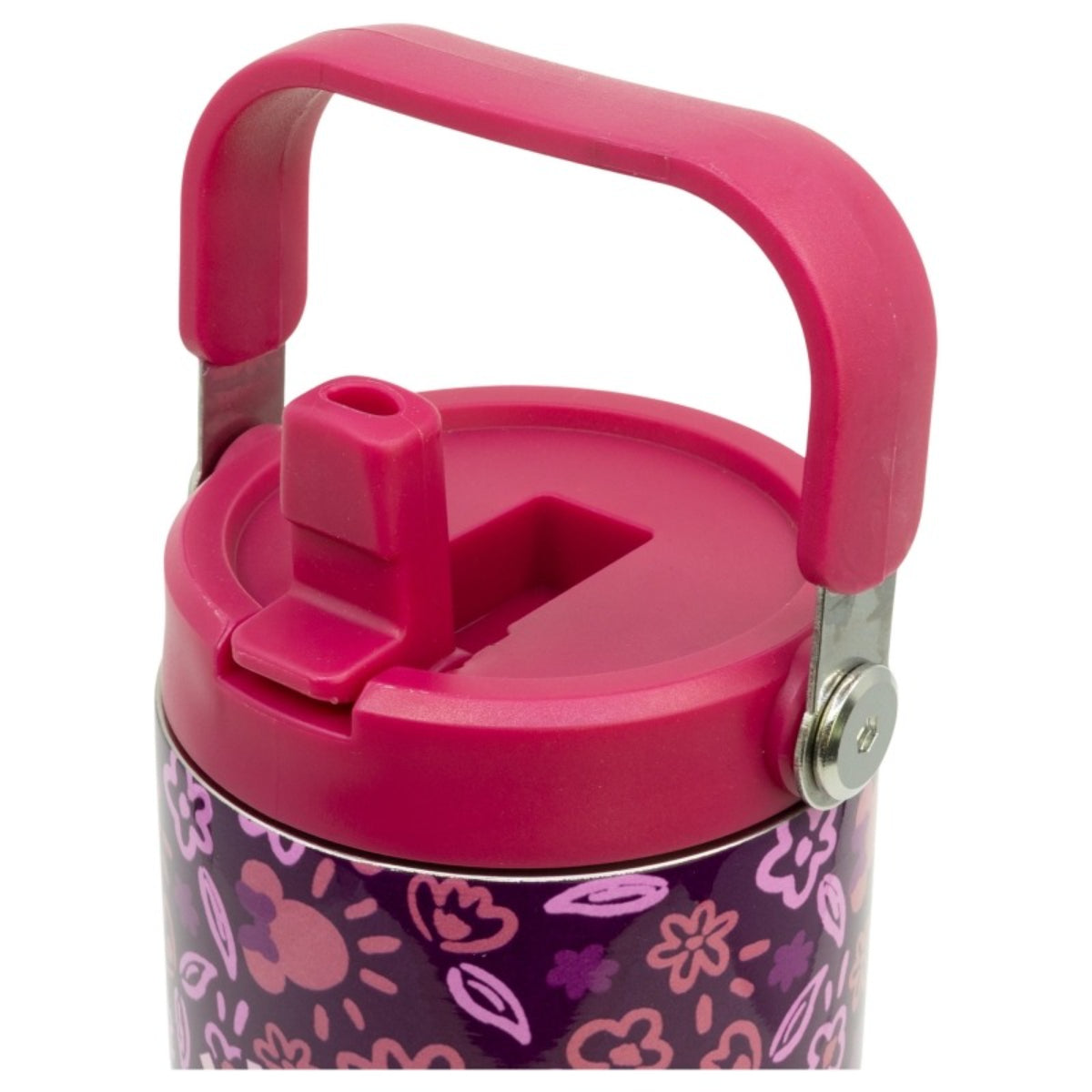 Disney Minnie Mouse Edelstahl Thermobecher 860 ml mit Griff und Klappdeckel