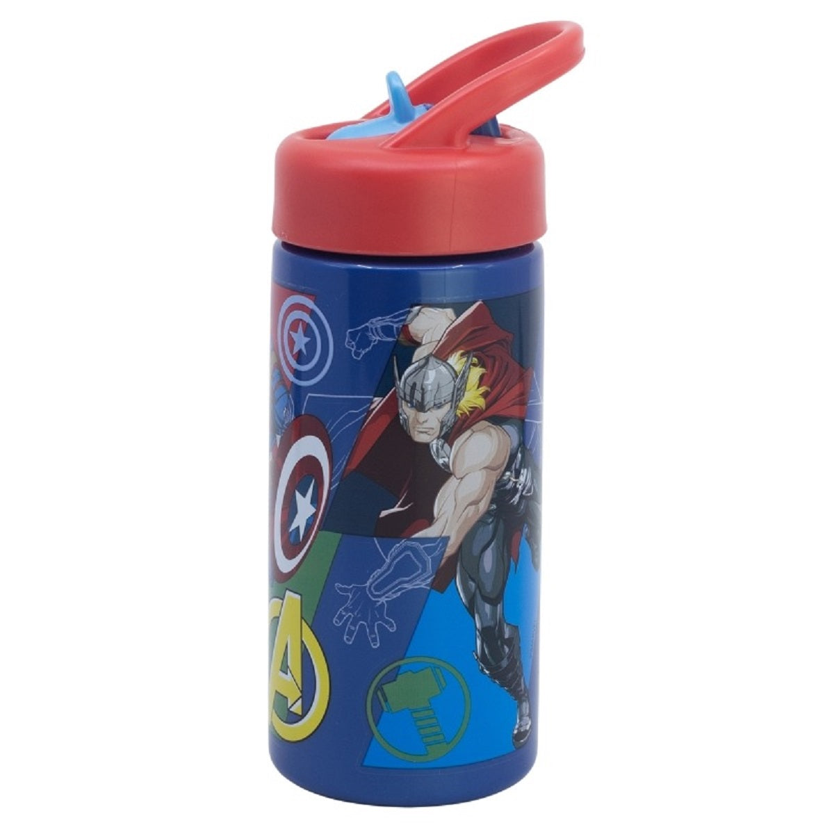 Marvel Kinder Wasserflasche 410 ml für Alltag Schule und unterwegs