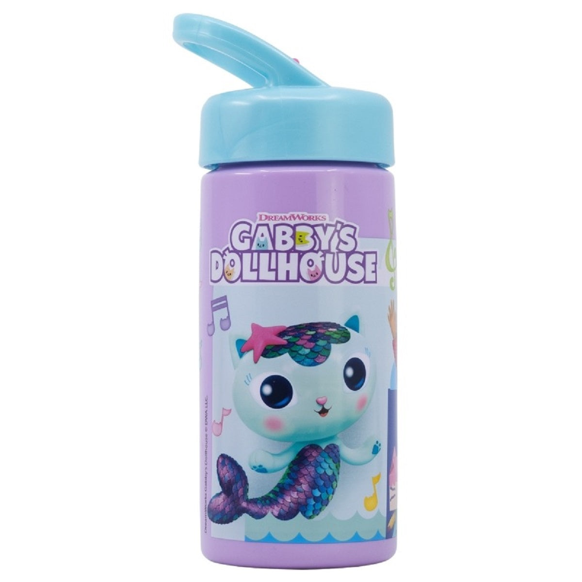 Gabby's Dollhouse Kinder Wasserflasche 410 ml für Alltag Schule und unterwegs
