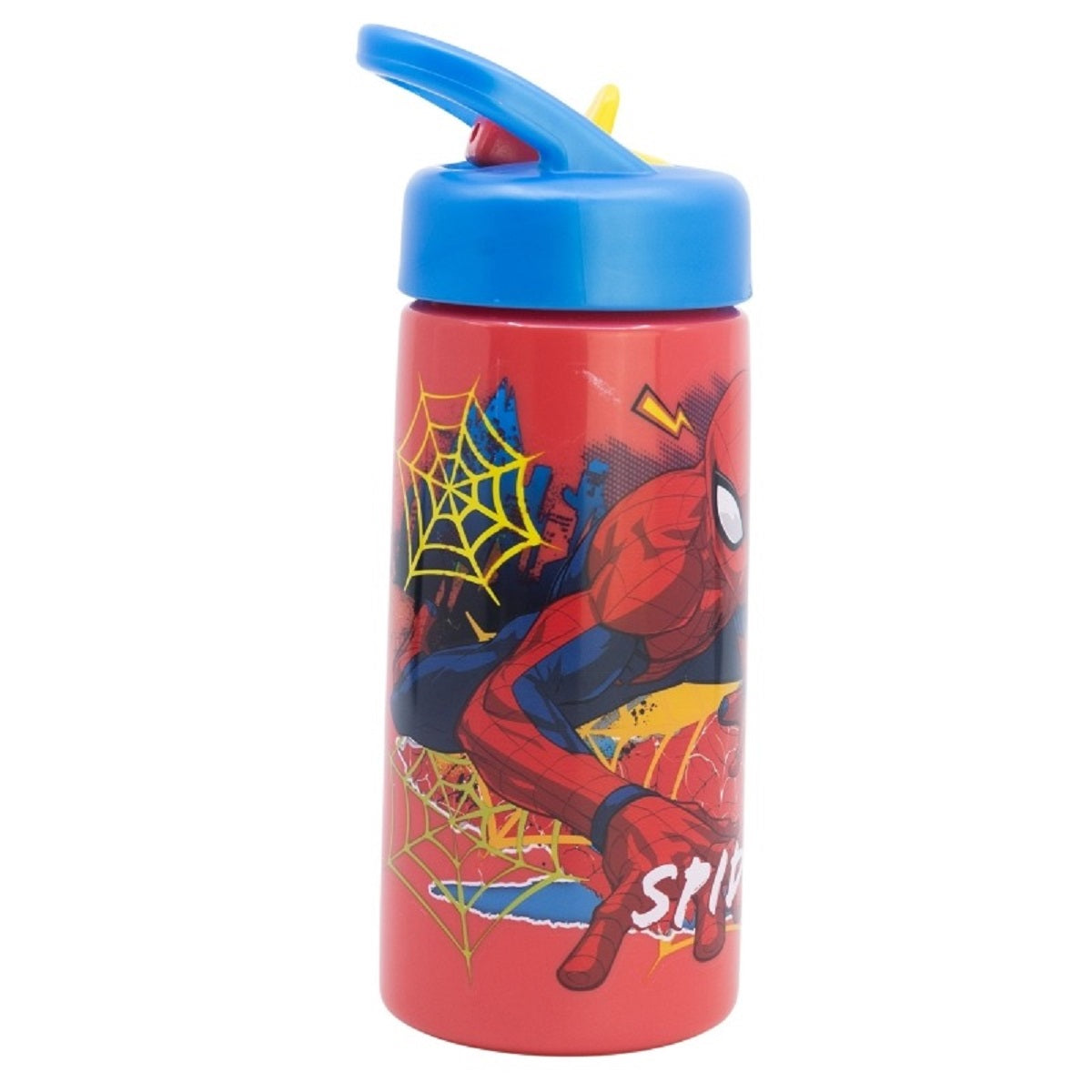 Spiderman Kinder Wasserflasche 410 ml für Alltag Schule und unterwegs