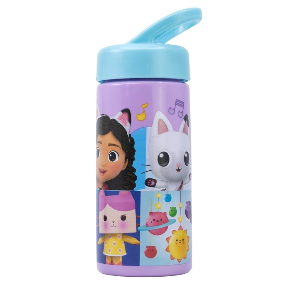 Gabby's Dollhouse Kinder Wasserflasche 410 ml für Alltag Schule und unterwegs