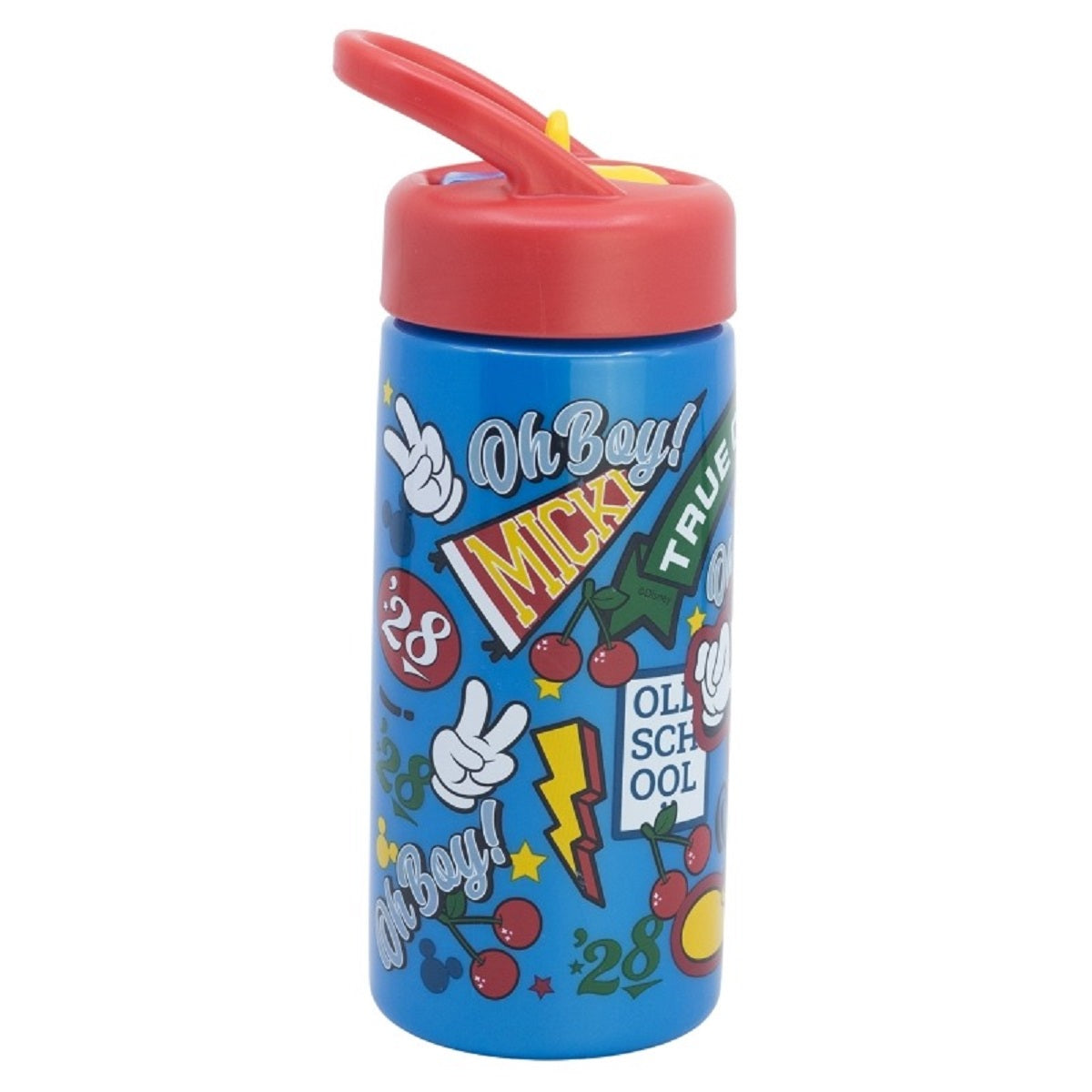 Disney Mickey Mouse Kinder Wasserflasche 410 ml für Alltag Schule und unterwegs