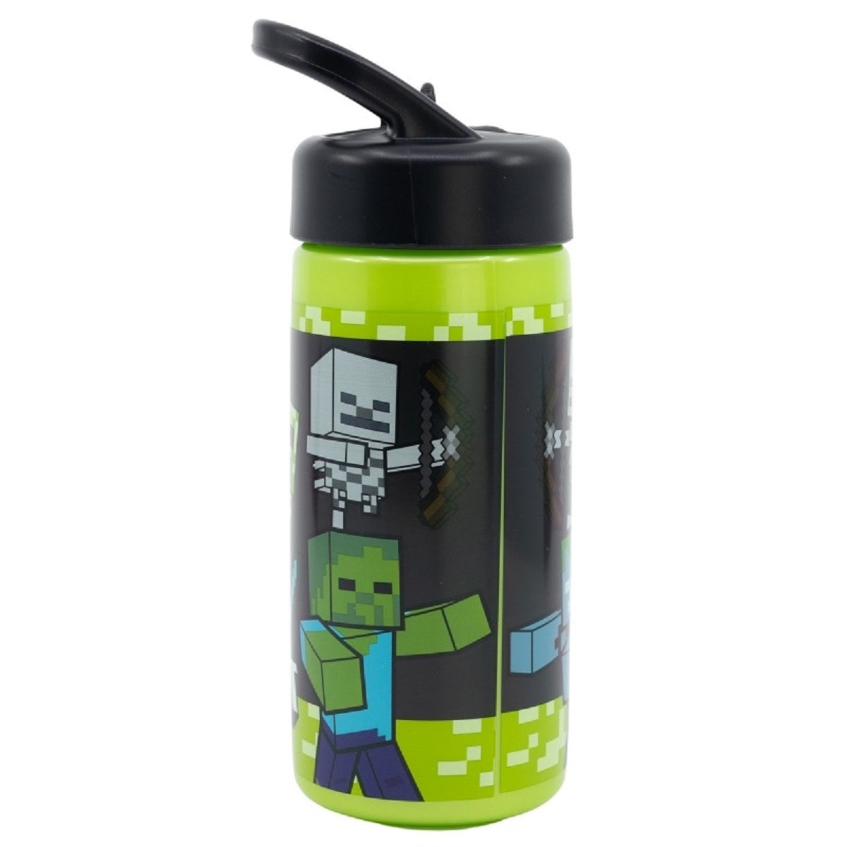 Minecraft Kinder Wasserflasche 410 ml für Alltag Schule und unterwegs
