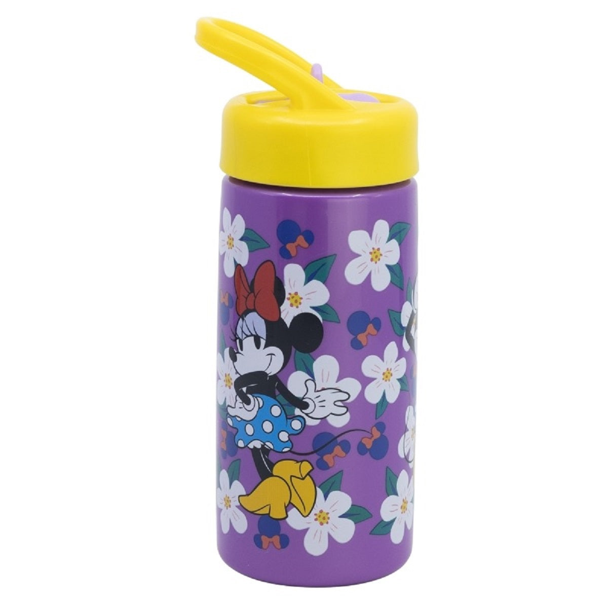 Disney Minnie Mouse Kinder Wasserflasche 410 ml für Alltag Schule und unterwegs