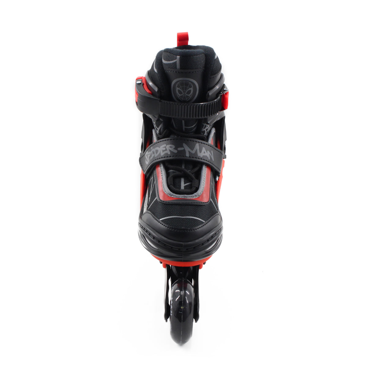 Spider-Man Kinder Inliner Größe 34-37 – LED Rollschuhe mit Sicherheitsbremse