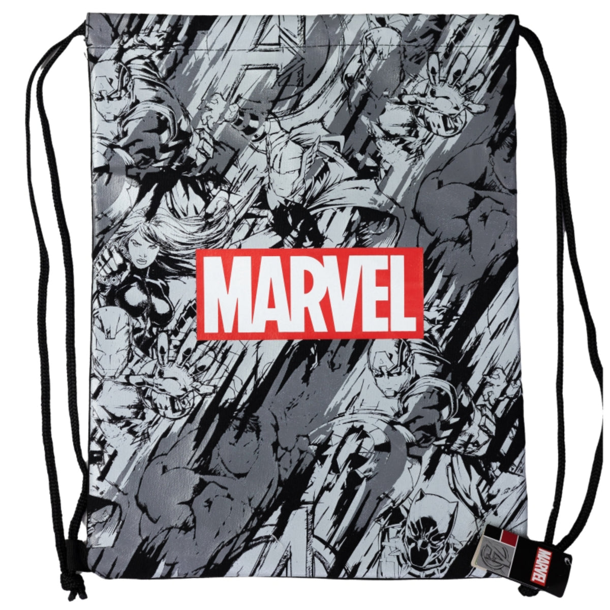 Marvel Turnbeutel Isolierte Stofftasche mit Zugband