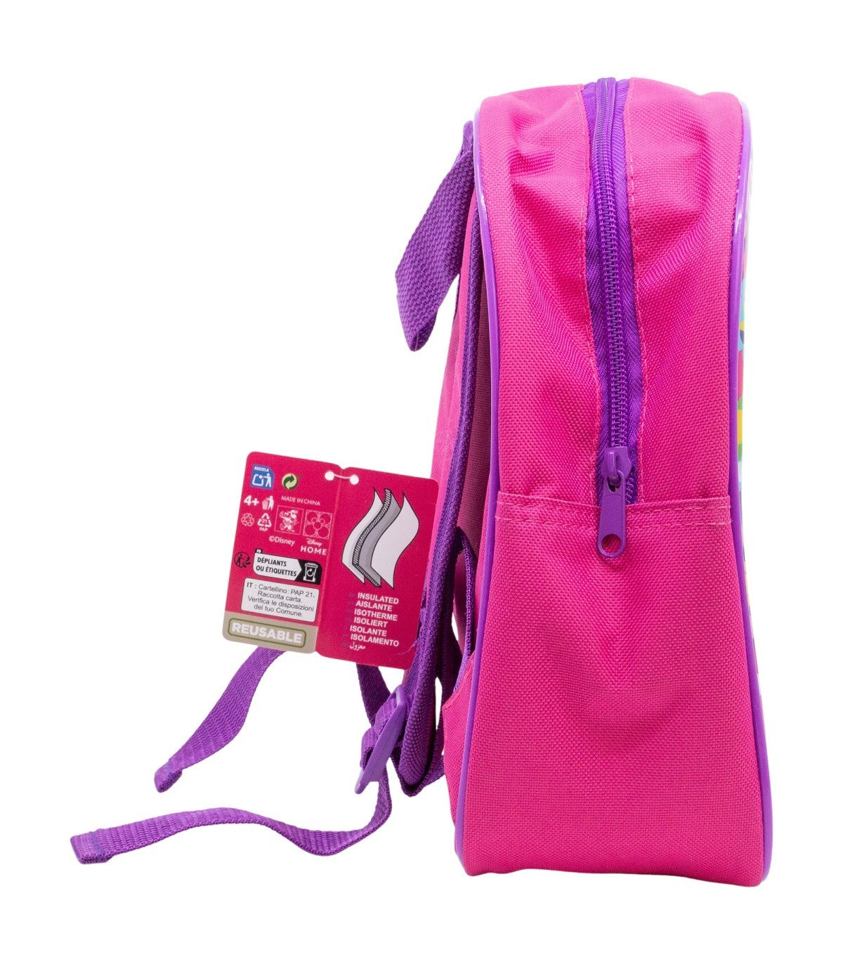 Disney Minnie Mouse Lunchbag Kinder Isoliertasche mit Tragegriff und Schultergurten