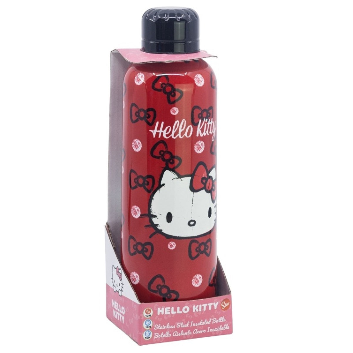 Hello Kitty Isolierte Edelstahl Trinkflasche Thermotrinkflasche 515 ml