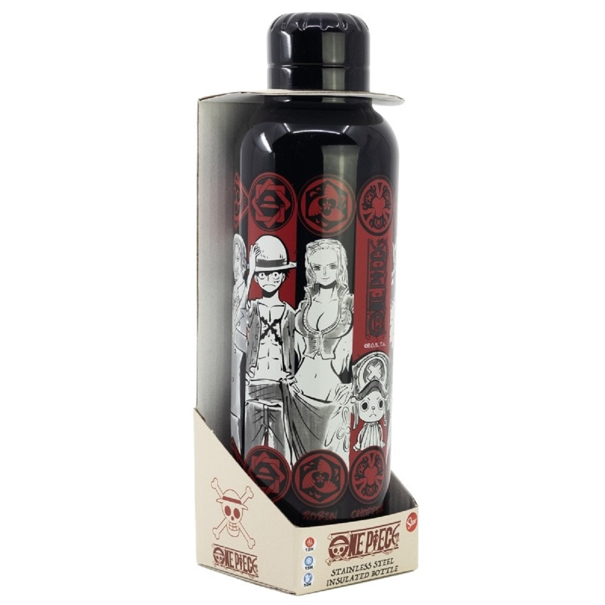 One Piece Isolierte Edelstahl Trinkflasche Thermotrinkflasche 515 ml