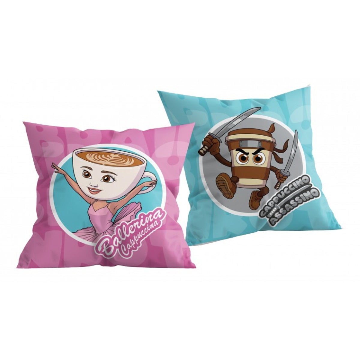 Italian Brainrot Dekokissen Kuschelkissen (1 Stk.) 40 x 40 cm aus Polyester