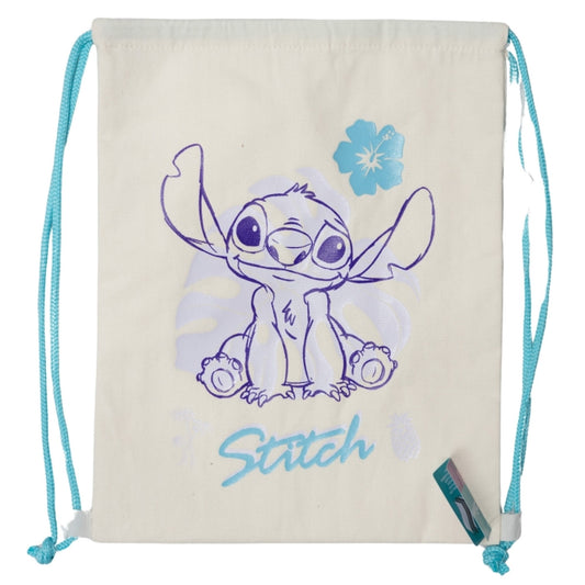 Disney Stitch Kordelzug-Rucksack – Geräumig, stilvoll & ideal für unterwegs