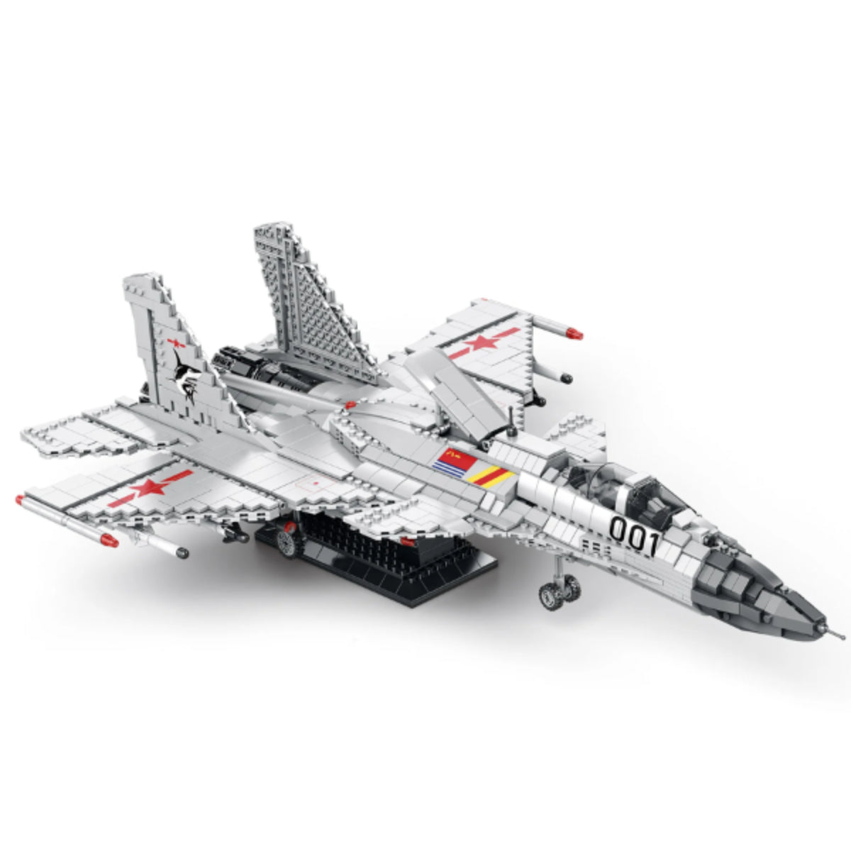 Reobrix 33023 Kampfjet Klemmbaustein Flugzeug Modell 1999 Teile ab 14