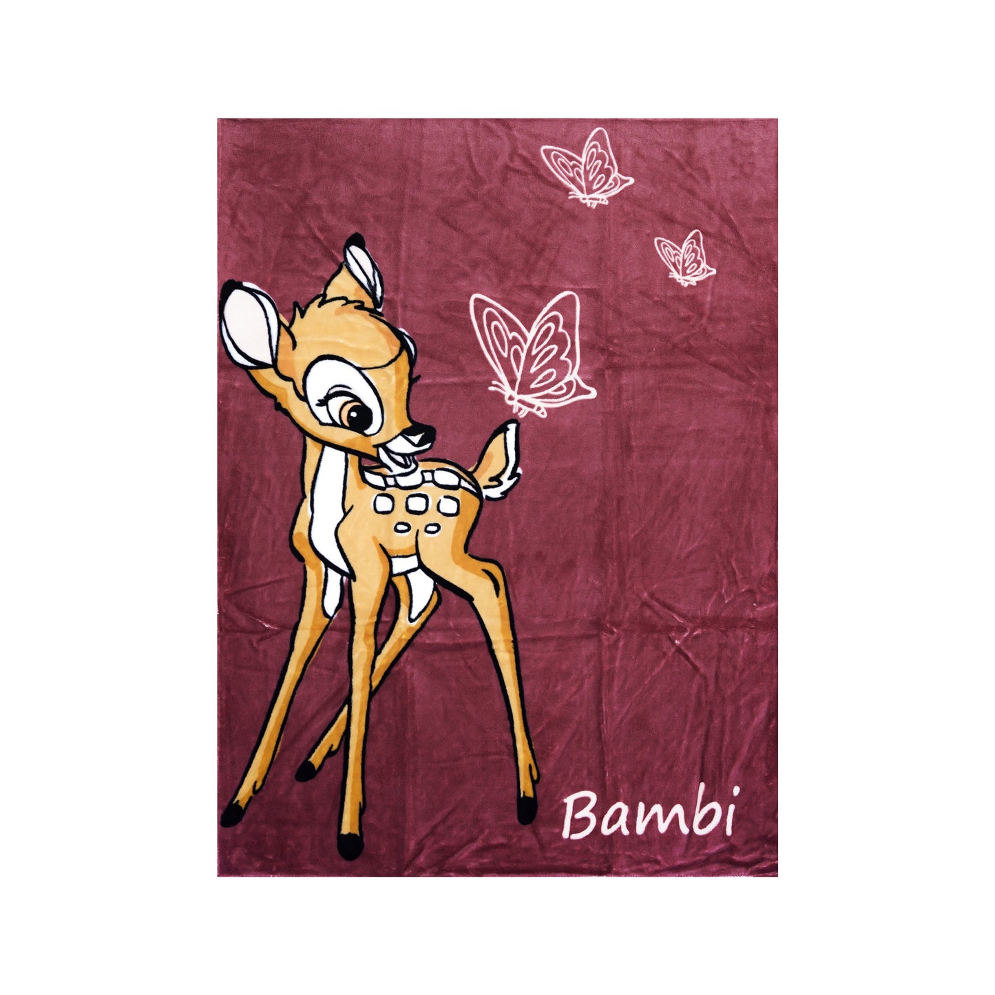 Bambi Kuscheldecke Kinderdecke Korallen-Fleece Babydecke 100 x 75 cm