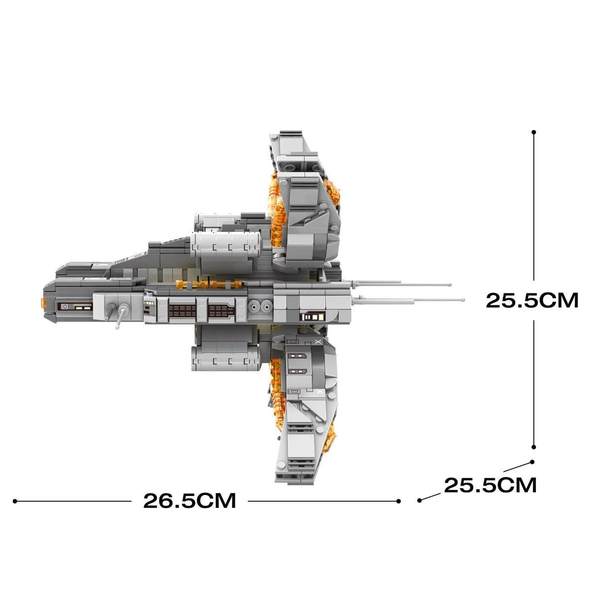 Reobrix 782 Raumfregatte mit LED 906 Teile 26,5 cm ab 14