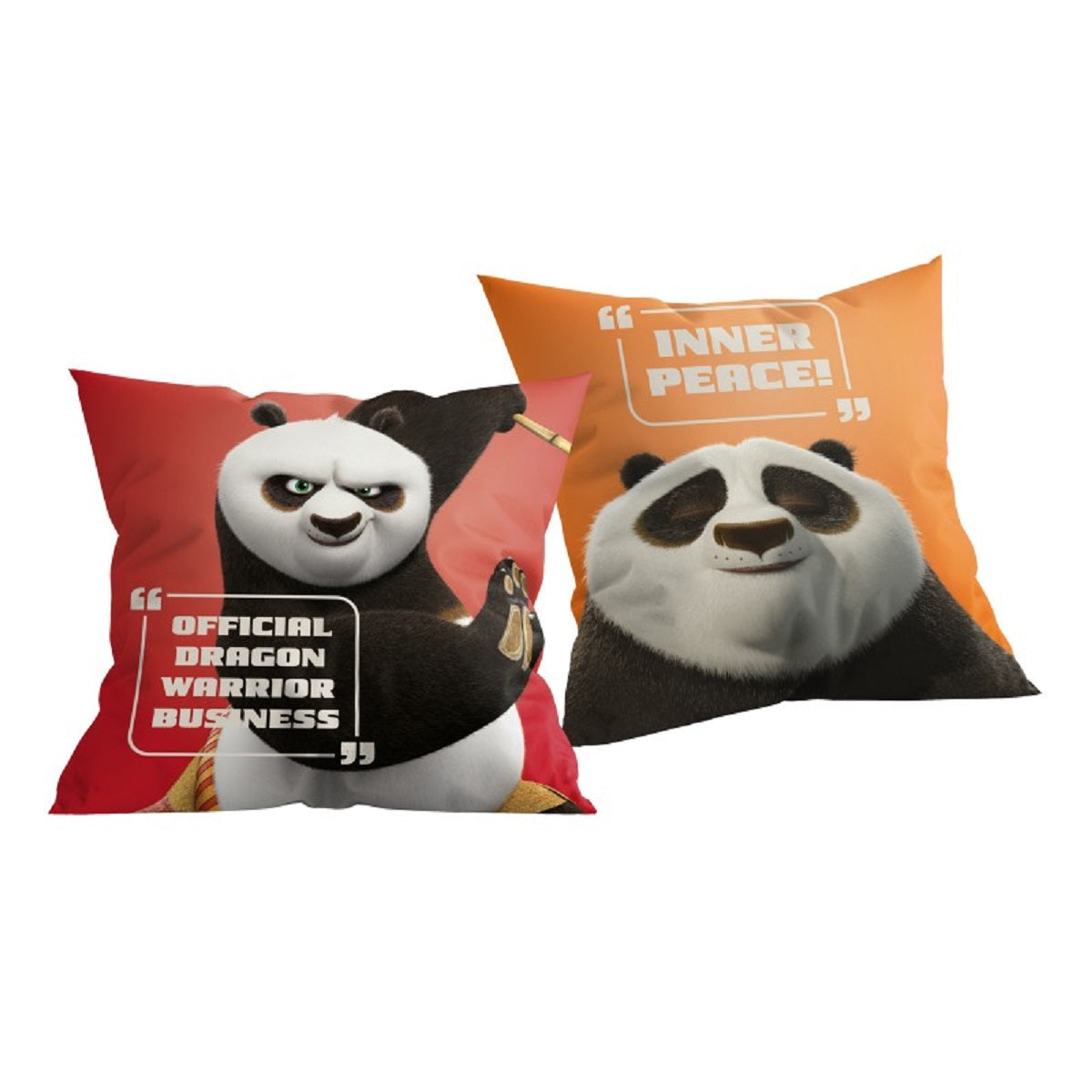 Kung Fu Panda Kuschelkissen (1 Stk.) 40 x 40 cm aus Polyester