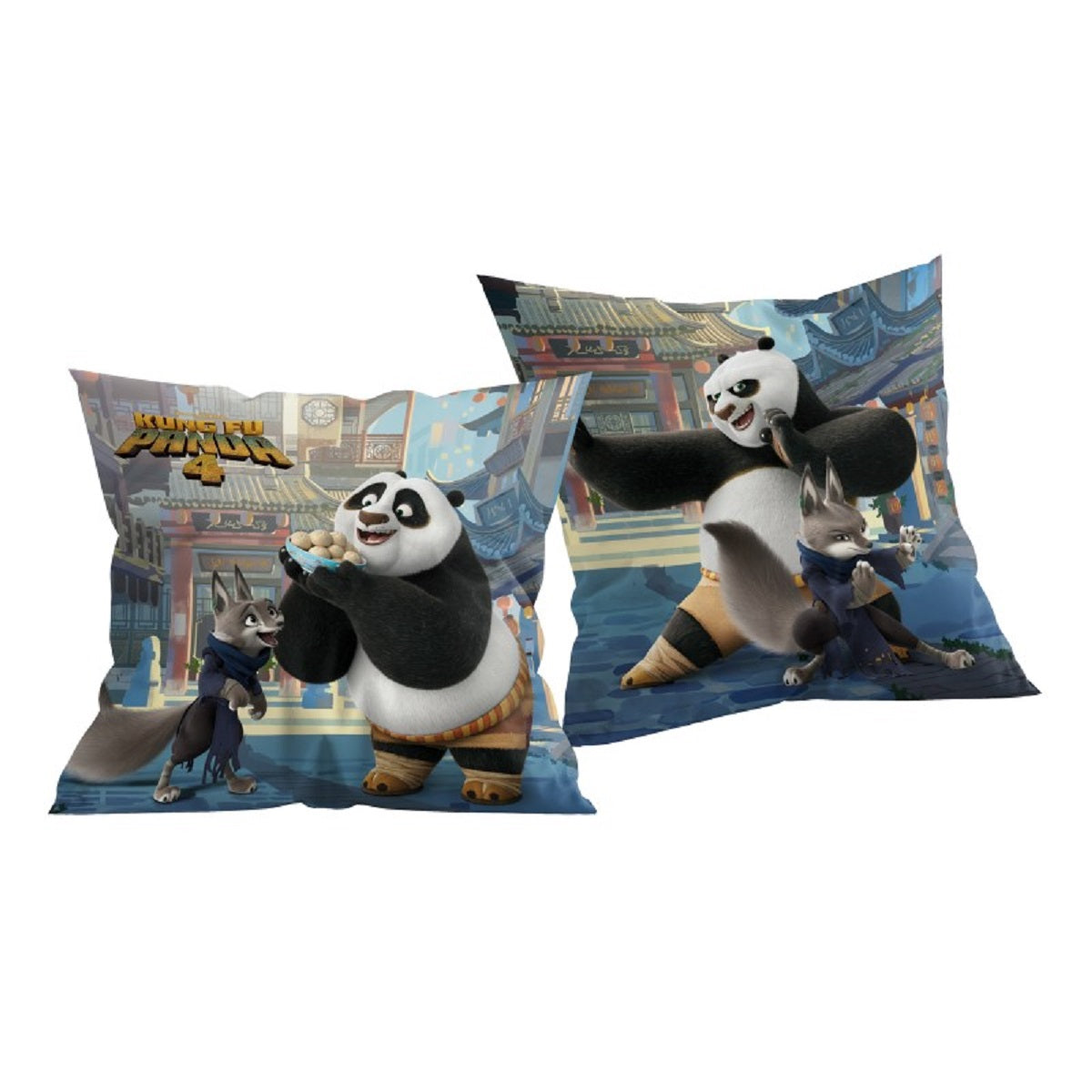 Kung Fu Panda Kuschelkissen (1 Stk.) 40 x 40 cm aus Polyester